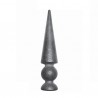 Fer de lance conique acier forgé – Ø12 mm, 152 mm de haut, pour clôture