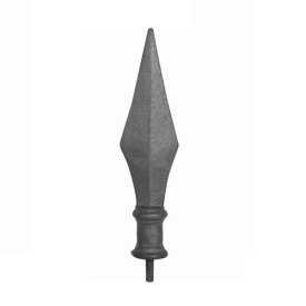 FER DE LANCE FONTE 150X38 INSERT ACIER SOUDABLE ø23 U0034