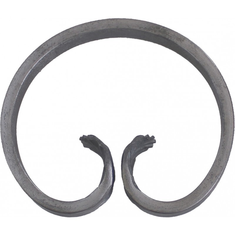 VOLUTE EN C FER PLAT FORGÉ A CHAUD 260x165 M0489