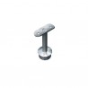 Support droit inox brossé pour main courante Ø42.4 ou Ø48.3 mm – Inox 304/316