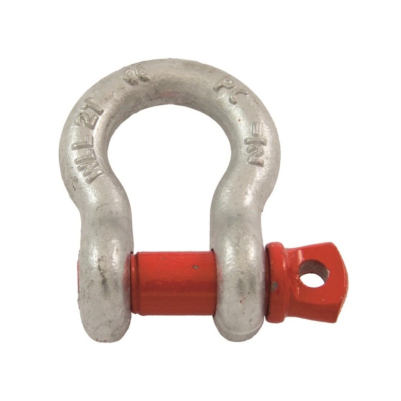 Manille lyre haute résistance – acier allié Ø5 à Ø70 mm – CMU jusqu’à 55 tonnes