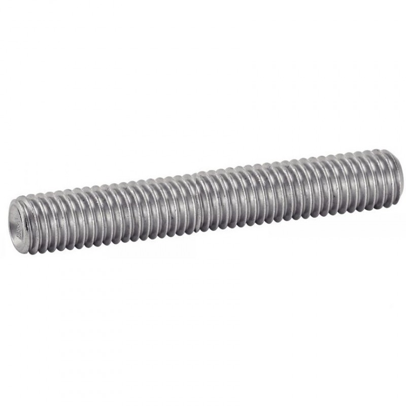 Raccord tige filetée inox marin 316 M12 x 170 mm – Usage bord de mer et piscine