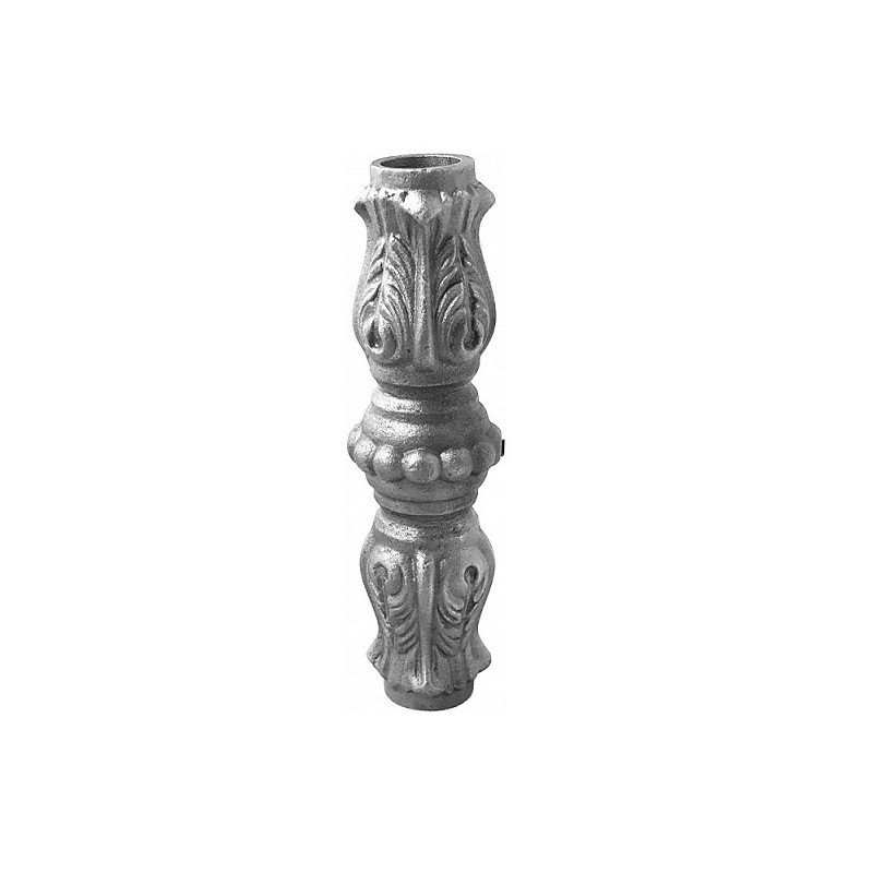 Manchon en fonte pour barreau rond – Ø14 à Ø18mm – Fixation par vis de pression