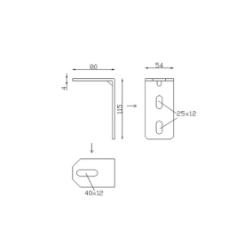Kit pivot à visser en acier zingué – Pour portails en acier ou aluminium, tube carré 30/35/40 mm, charge max 120 kg.