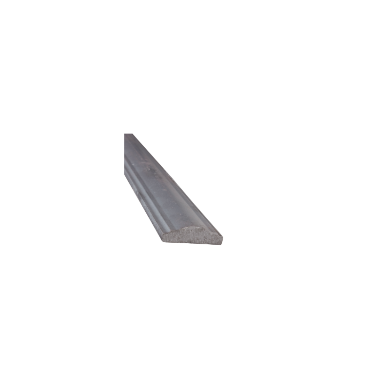 Main courante moulurée acier laminé – profil 40 x 12 mm
