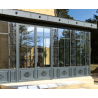 BARREAU FORGÉ EN ACIER 1000x290 MM - PLAT 16x8 MM - FINITION GRENAILLÉE