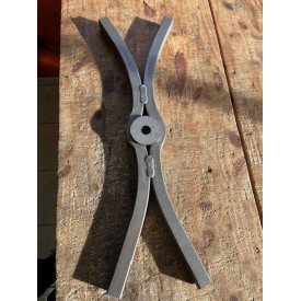 Rondelle acier Ø65 mm – spéciale tirant Ø20 mm pour croix de chaînage