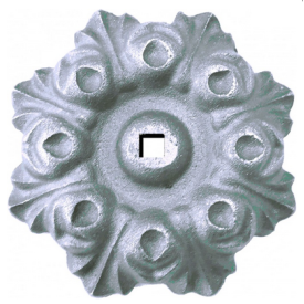 ROSACE DÉCORATIVE EN ALUMINIUM - FIXATION AVEC VIS