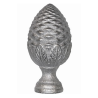 Pomme de pin aluminium H.120 mm Ø62 taraudée M10