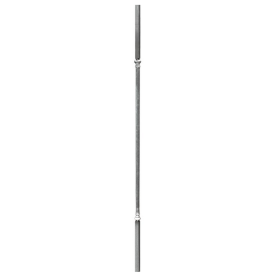 Barreau fonte GS 1155 mm – inserts carré 14x14 mm – fonte non galvanisable