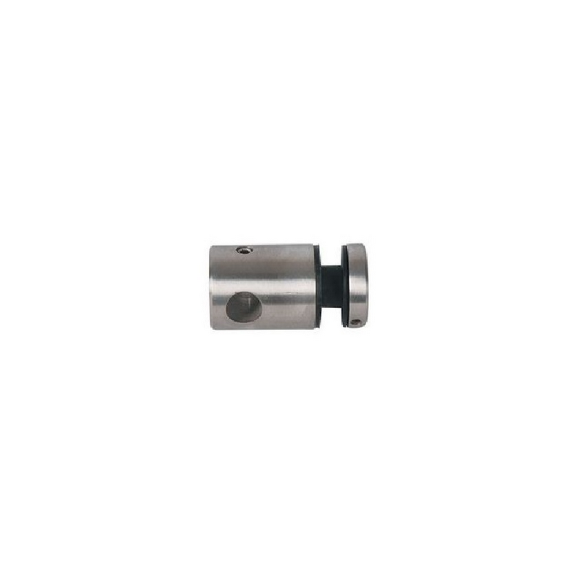 Connecteur rond inox 316 Ø10 mm – fixation plexi 8 mm et câbles inox
