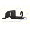 Sabot à visser pour tube 40 mm