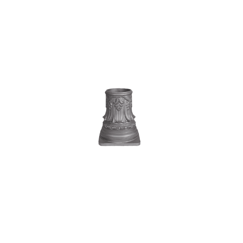 EMBASE FONTE 360x295 MM POUR TUBE Ø160 MM – BASE 295x295 MM