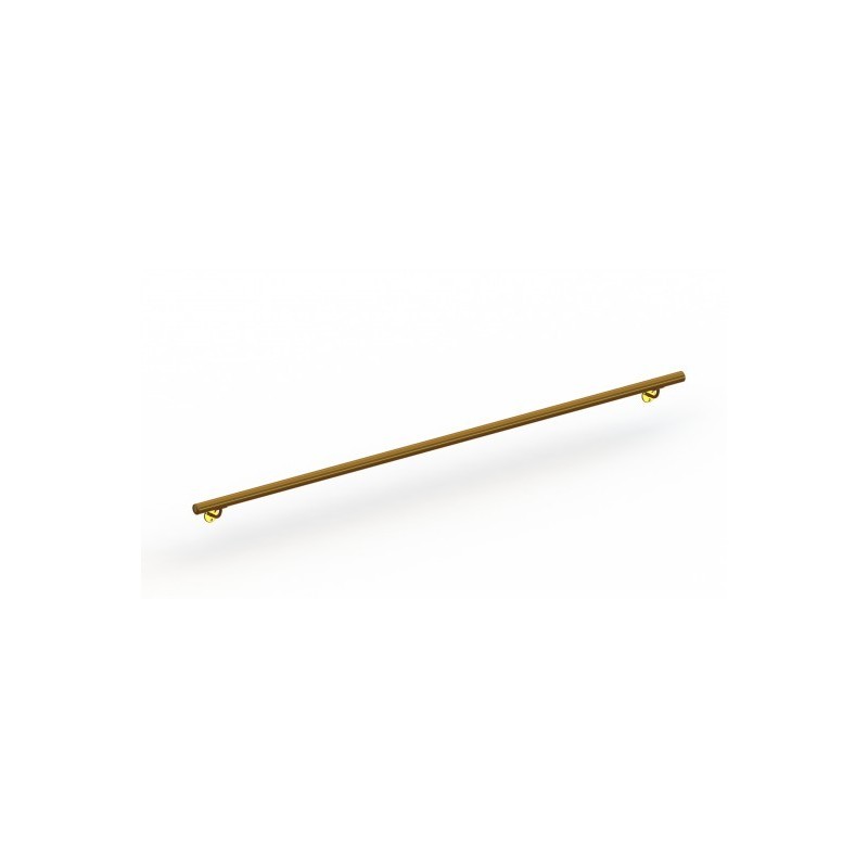 MAIN COURANTE RONDE EN LAITON PRÊTE À POSER