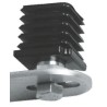 KIT HAUT + BAS EMBOUTS NYLON Ø20 MM POUR KIT PIVOT