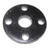 Platine de fixation ronde en acier Ø48 à Ø68 mm – 4 trous + 1 trou central