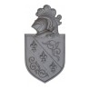 Blason décoratif en acier moulé double face – pour portail ou portillon