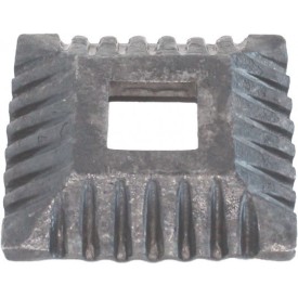 Cache scellement carré 50x50 – acier embouti pour plat 20x15 ou 16x8 mm