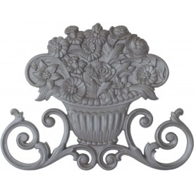 ACIER MOULÉ DOUBLE FACE COMPOSITION FLORALE