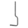 Support de lisse inférieure en acier plein 20 mm – Finition lisse ou martelée
