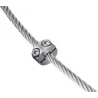 Anneau de blocage câble inox 316 - Ø4 mm ou Ø6 mm - Fixation robuste et résistante.