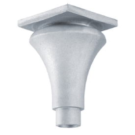 BASE TROMPETTE, 235X180, AVEC SOCLE, ø80 MM