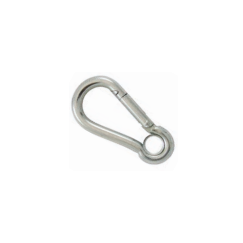 MOUSQUETON ALPIN À ŒIL – FORME C – ACIER – Ø5 À Ø10 MM – DIN 5299 – SÉRIE TECHNIQUE