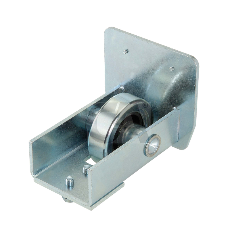 Guide fin d’ouverture pour rail 98x98 mm – portail autoportant compatible M0581