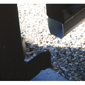 RÉCEPTION RÉGLABLE EN ACIER POUR TUBE DE 40 À 60 MM