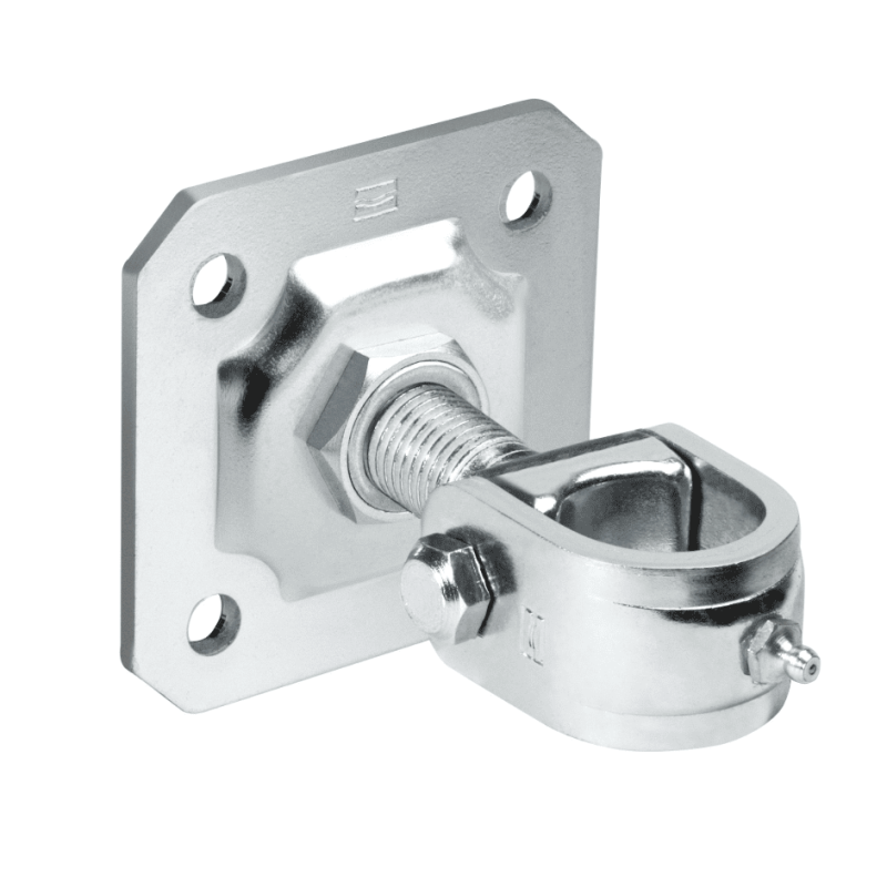 GOND SUR PLATINE ACIER ZINGUÉ – TUBE CARRÉ 35 OU 40 MM – VIS M22 / M27