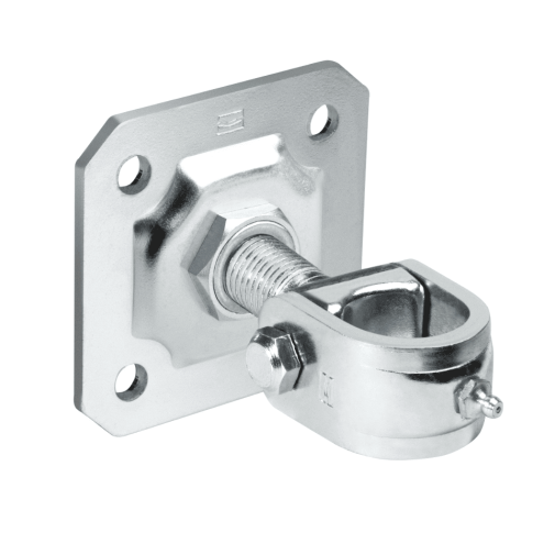 GOND SUR PLATINE ACIER ZINGUÉ – TUBE CARRÉ 35 OU 40 MM – VIS M22 / M27