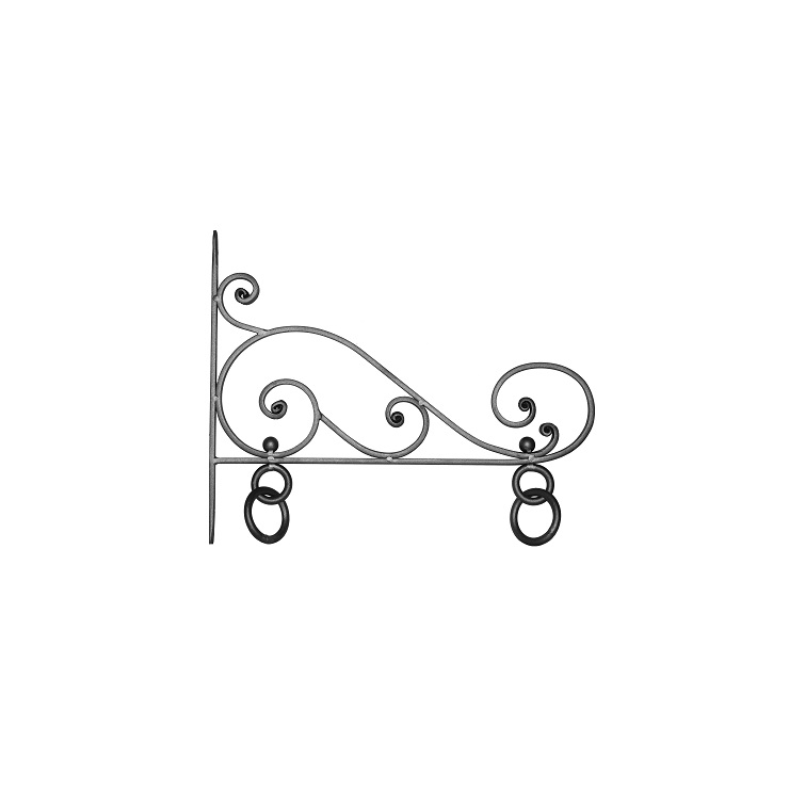 Support d'enseigne 600x485 - Plat 20x8