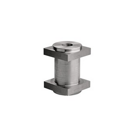 GOND SUR PLATINE ACIER ZINGUÉ – TUBE CARRÉ 35 OU 40 MM – VIS M22 / M27