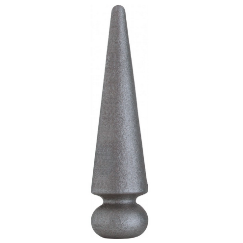 Pointe de lance conique en acier forgé