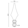 Fer de lance pointe acier forgé – Pour barreaux ronds