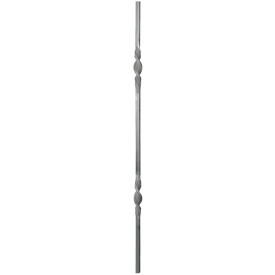 Balustre en fer forgé à chaud – Torsade artisanale – 4 tailles disponibles