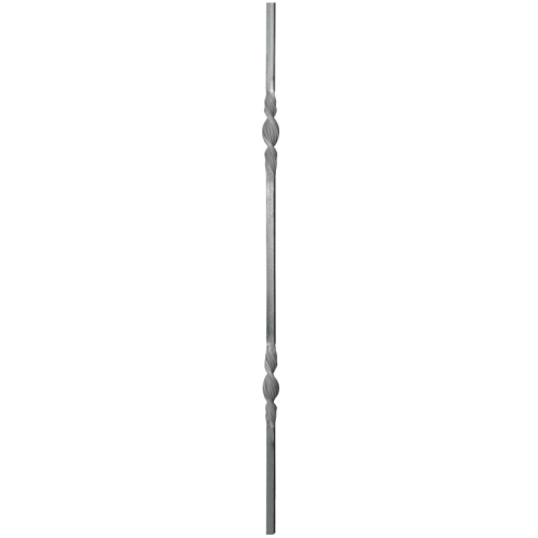 Balustre en fer forgé à chaud – Torsade artisanale – 4 tailles disponibles