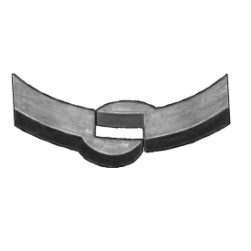 Ornement décoratif pour barreau carré 14 mm – Largeur 170 mm – À souder