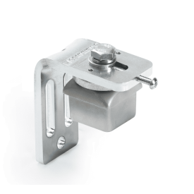 Pivot supérieur en acier avec platine en L – pour portail jusqu’à 300 kg