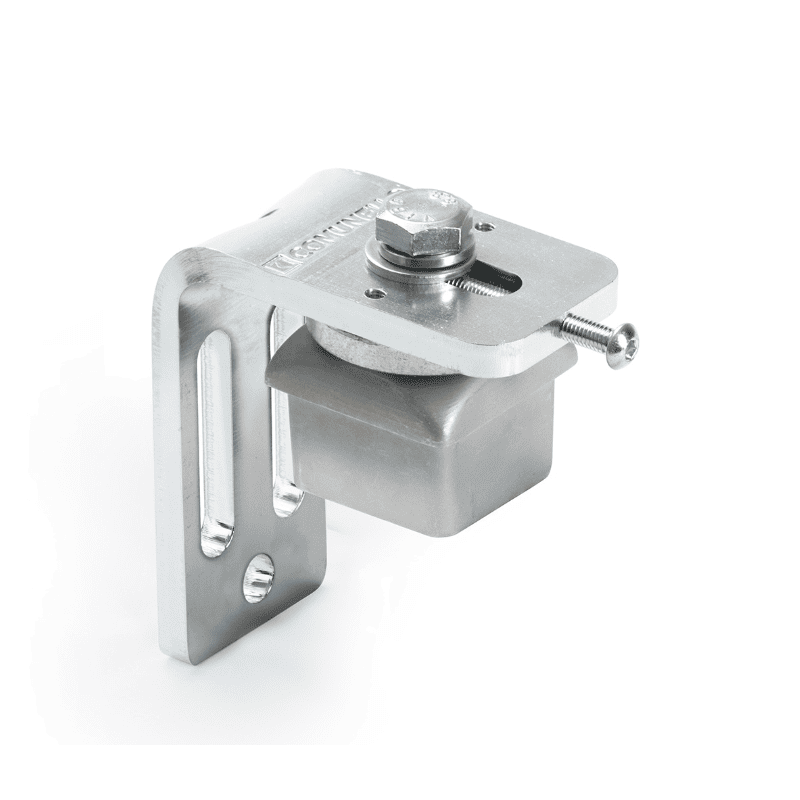 Pivot supérieur en acier avec platine en L – pour portail jusqu’à 300 kg