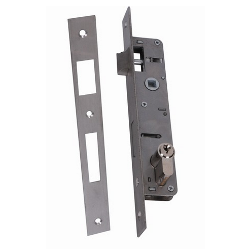 Serrure Inox pour profil métallique