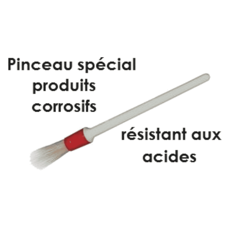 Pinceau application acide passivant résistant aux produits corrosifs — free download