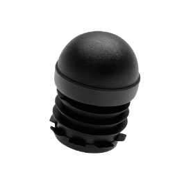 CARTON EMBOUTS PATIN DEMI ROND RENFORCÉ PEBD NOIR BLANC M8107