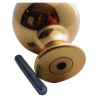 BOULE DE DÉPART EN LAITON Ø80 MM – FINITION POLIE OU DORÉE