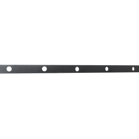 BARRE À TROUS RONDS EN FER PLAT – POUR BARREAUX Ø12 À Ø20 MM – LONGUEUR 500 À 2000 MM