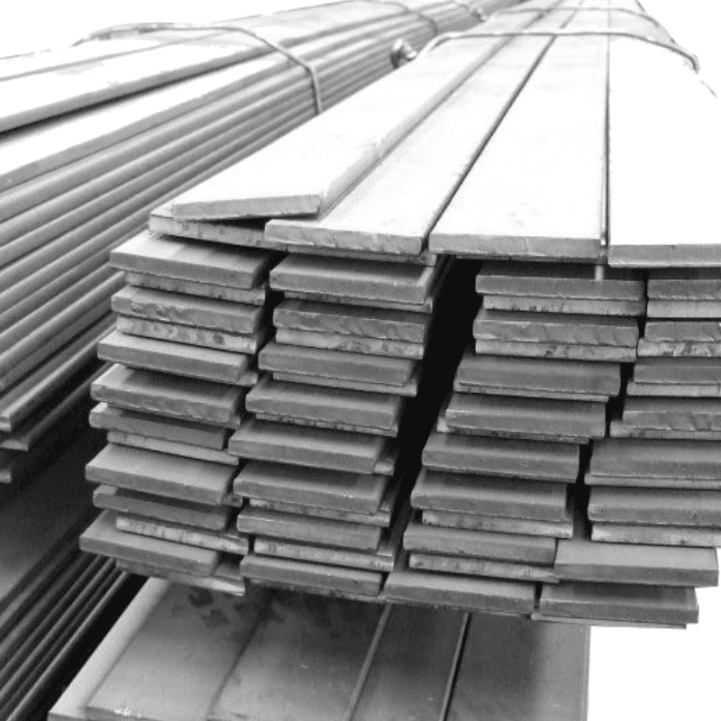 Plat aluminium extrudé brut – 6060 T6 – angles vifs – largeur 20 à 50 mm