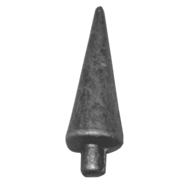 FER DE LANCE CONIQUE POINTE ACIER FORGÉ ROND 100x27 U0009