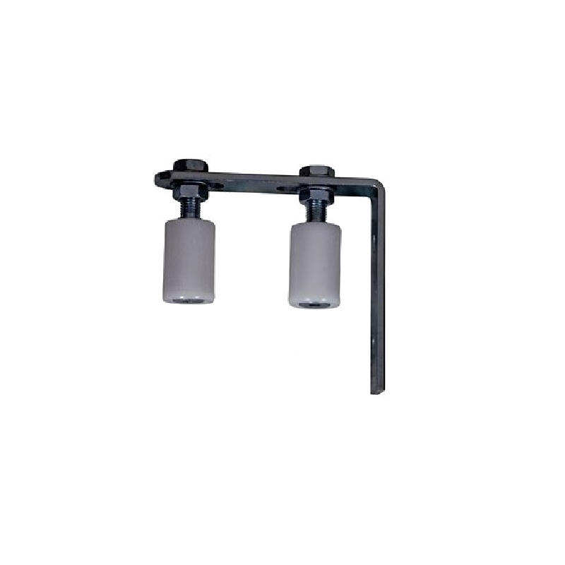 Patte support avec olives à visser – Acier zingué – Guidage et fixation métallique.