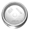BOUCHON ROND BOMBÉ INOX POUR MAIN COURANTE – TUBE Ø42,4 OU Ø48,3 MM