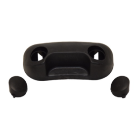 Sabot STOP-TOO – Compatible portail bois, alu, PVC – Avec passage de battue